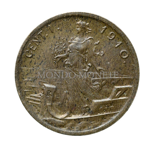 1 Centesimo 1910 Monete Da Collezione