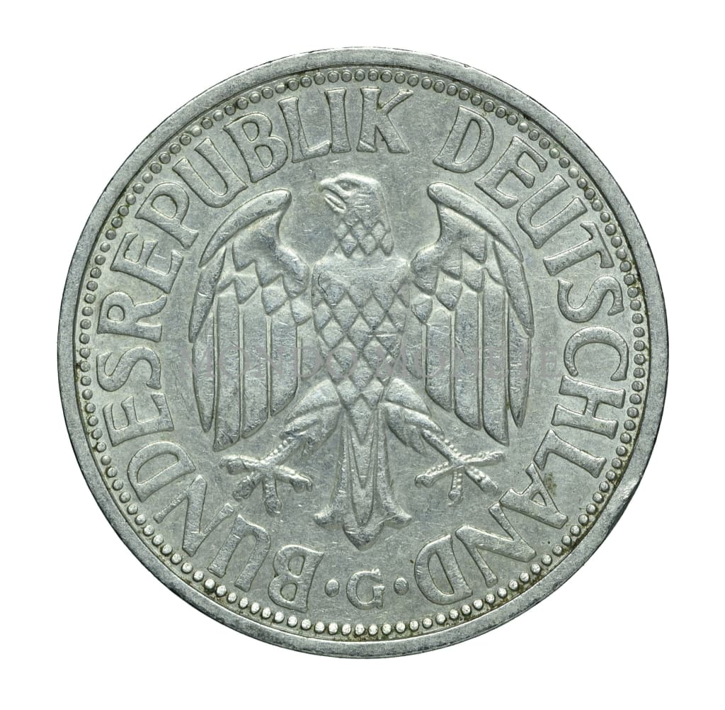 2 Deusche Mark 1951 G Monete Da Collezione