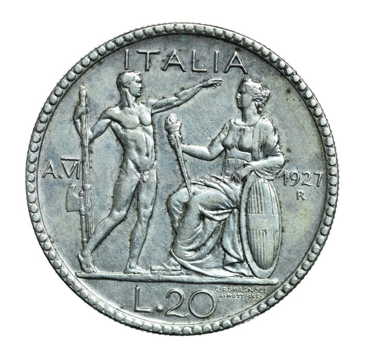 20 Lire 1927 Vi R Monete Da Collezione
