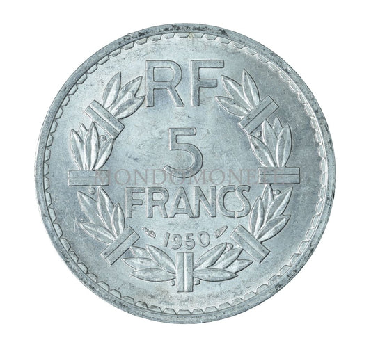 5 Francs 1950 Monete Da Collezione