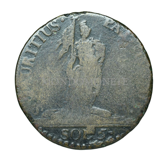 5 Soldi 1795 - Regno Di Sardegna Vittorio Amedeo Iii Monete Da Collezione