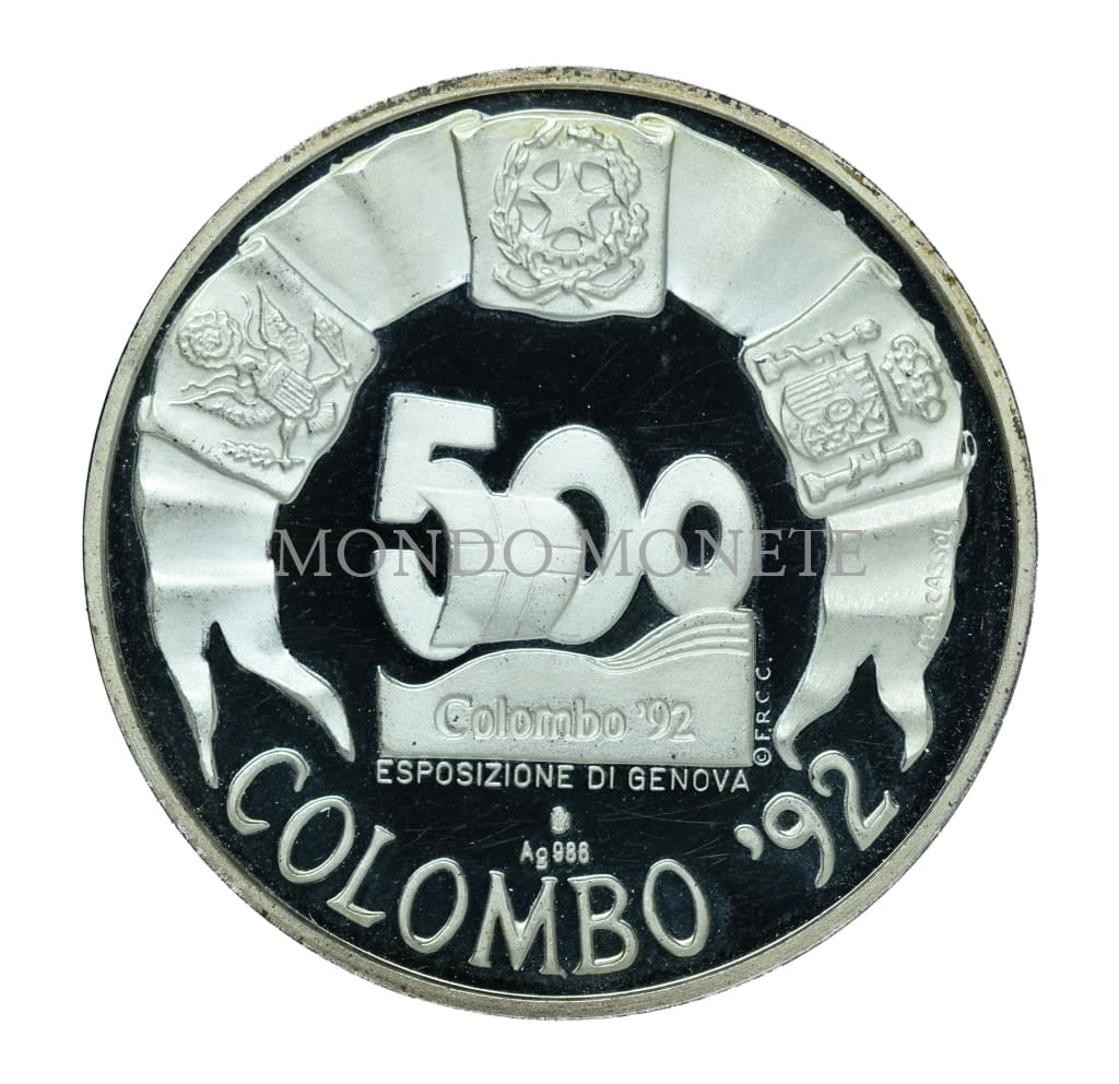 500° Anniversario Cristoforo Colombo 1992 Medaglie E Gettoni