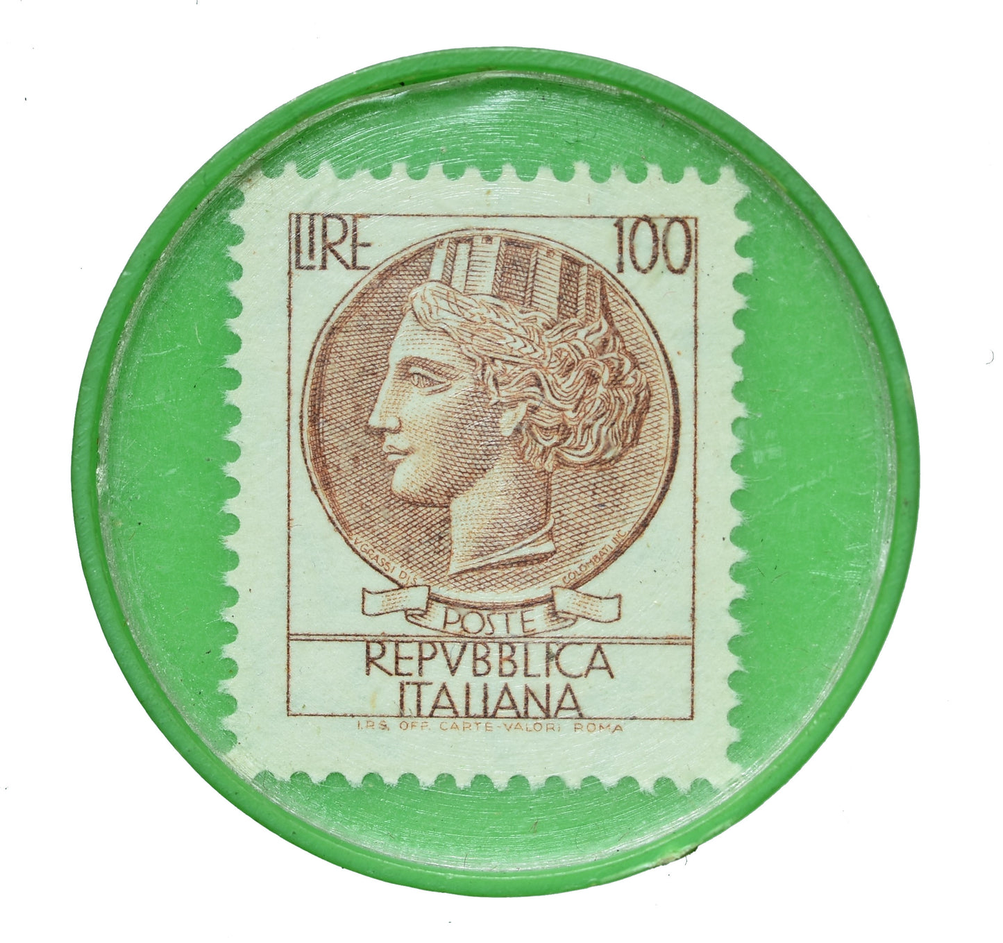 GETTONE DI NECESITA ANNONIMO DA 100 LIRE INCAPSULATO