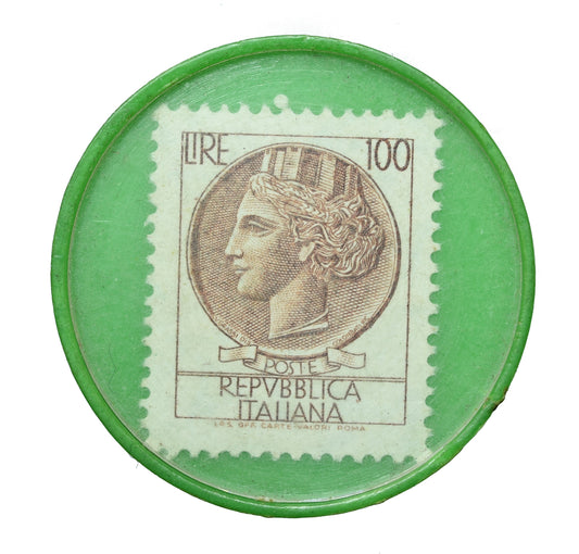 GETTONE DI NECESITA ANNONIMO DA 100 LIRE INCAPSULATO