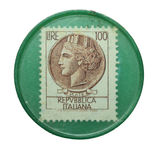 GETTONE DI NECESITA ASCOM GENOVA DA 100 LIRE INCAPSULATO