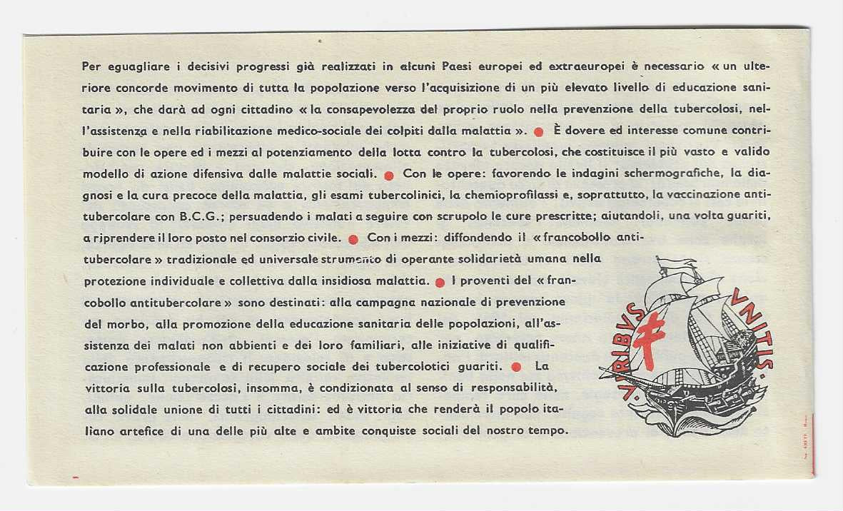 XXX CAMPAGNA NAZIONALE ANTITUBERCOLARE 1967