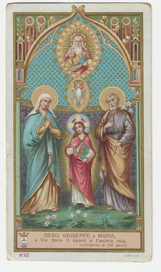 N° 62 GESÙ GIUSEPPE E MARIA