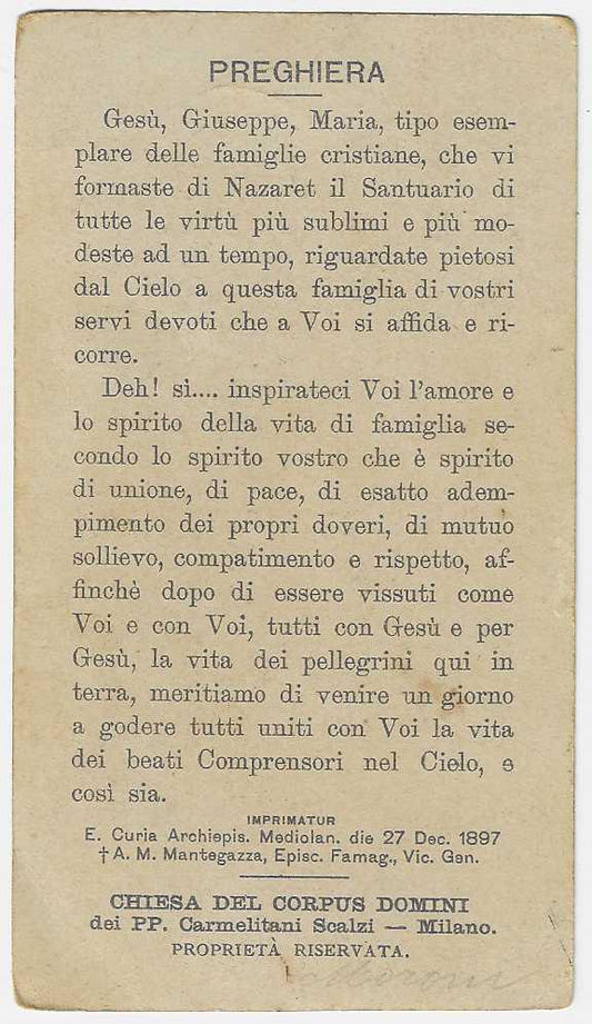 N° 62 GESÙ GIUSEPPE E MARIA