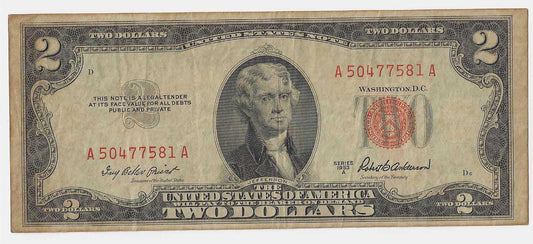 USA 2 dollars 1953 A