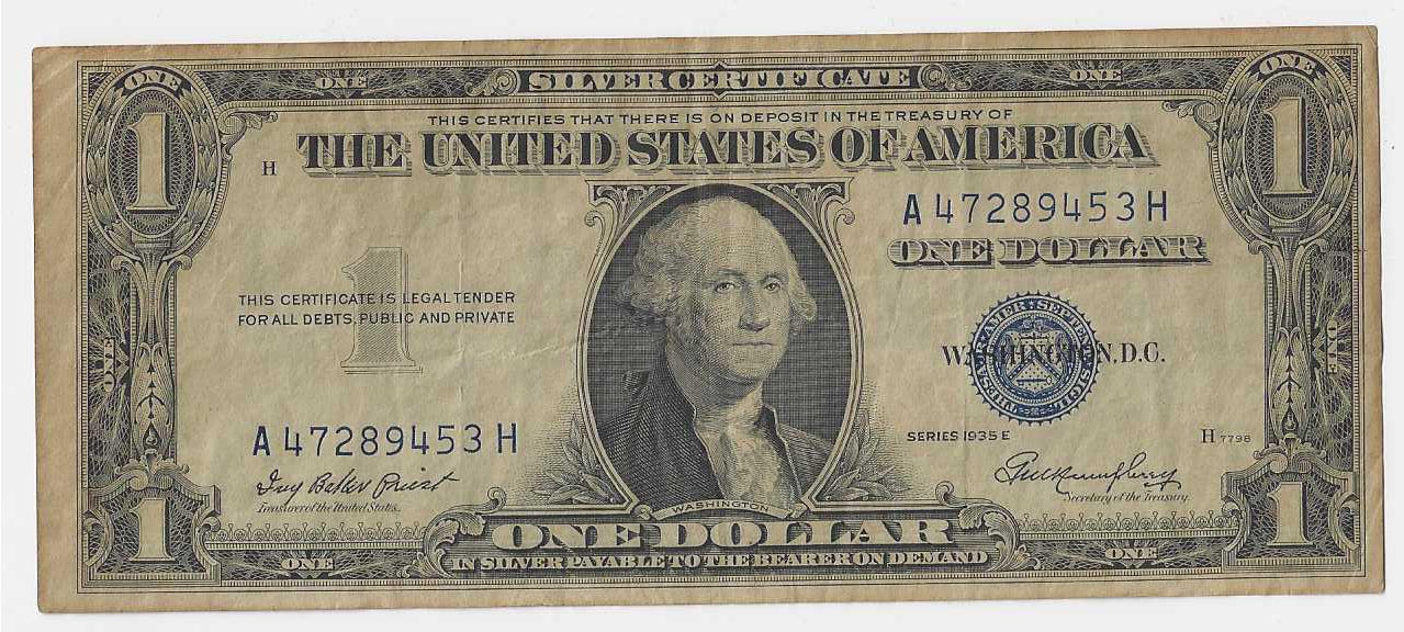 USA 1 dollar 1935 E
