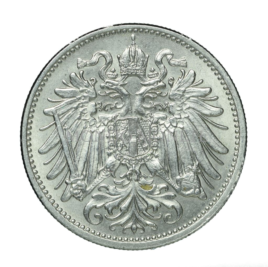 Austria 20 Heller 1894 Monete Da Collezione