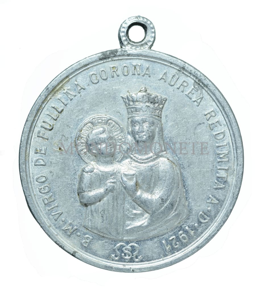 B. M. Virgo De Fullina Corona Aurea Redimita A. D. 1921 - Aed. Saec. Xiii Rest. Xx Medaglie E