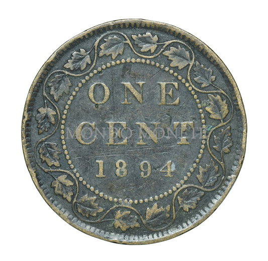 Canada One Cent 1894 Monete Da Collezione