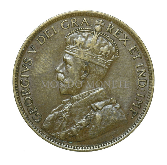 Canada One Cent 1918 Monete Da Collezione
