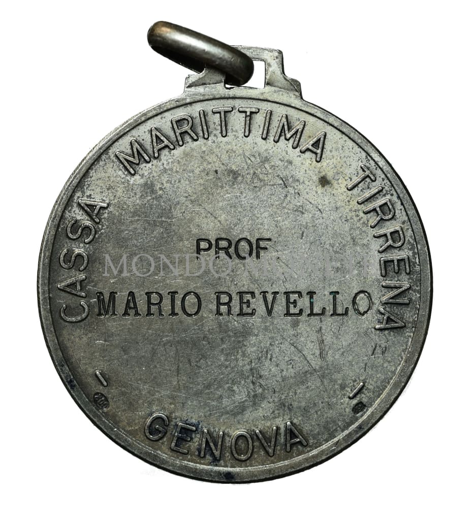 Casa Marittima Tirrena Genova 1860 - 1960 Medaglie E Gettoni