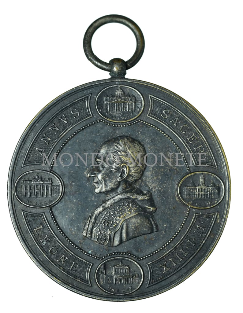 Cristo Salvatore 1900 Leone Xiii Medaglie E Gettoni