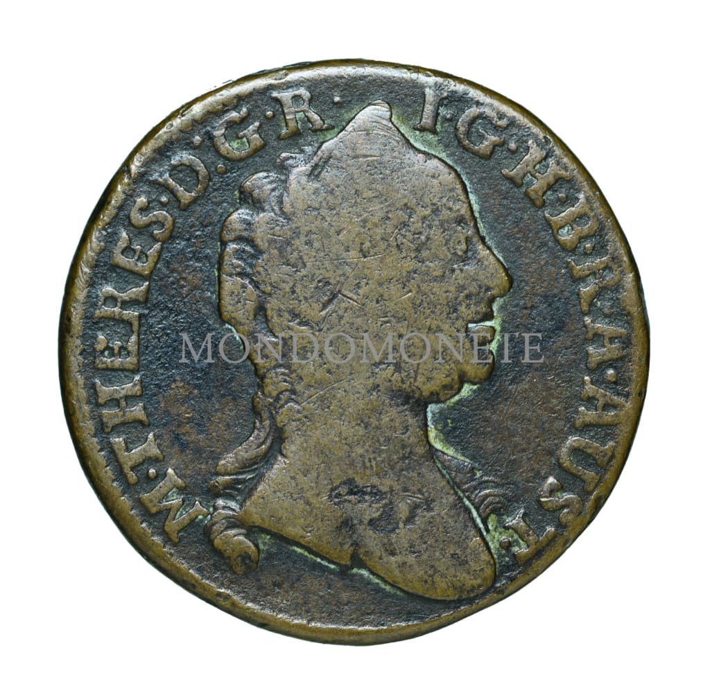Ein Kreuzer 1763 G Austria Monete Da Collezione