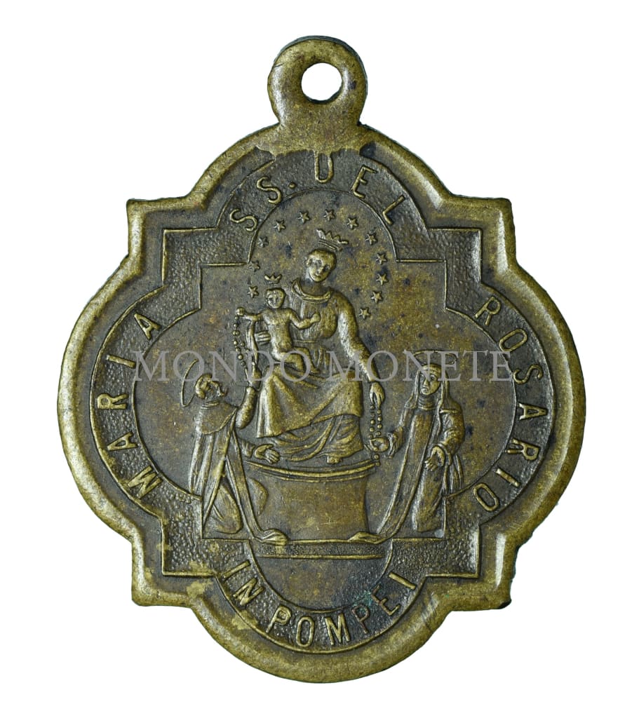 Facciata Monumentale Del Santuario Di Pompei 5 Maggio 1901 Medaglie E Gettoni