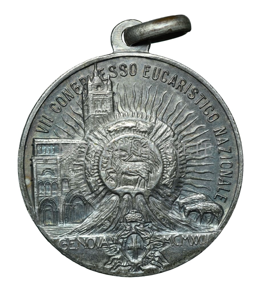 Genova Vii° Congresso Eucaristico Nazionale 1923 Medaglie E Gettoni