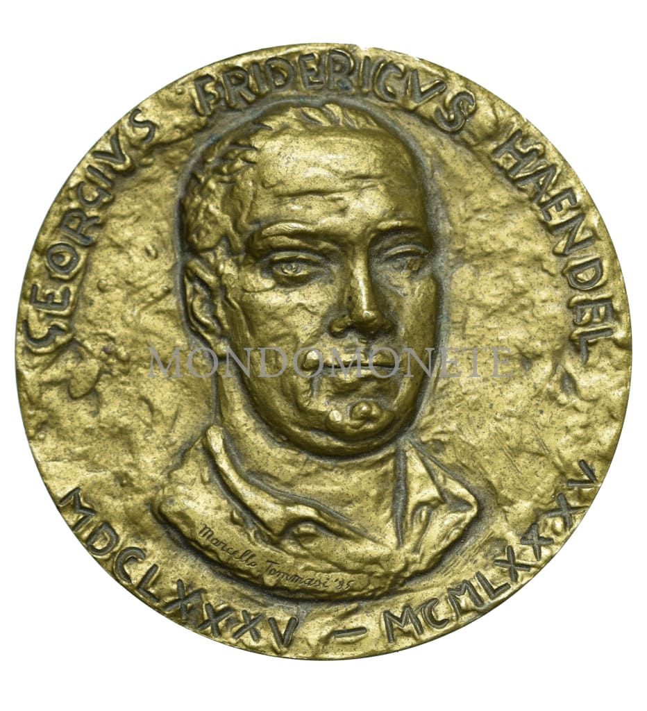 Georgivs Fridericvs Haendel 1685 - 1985 Medaglie E Gettoni