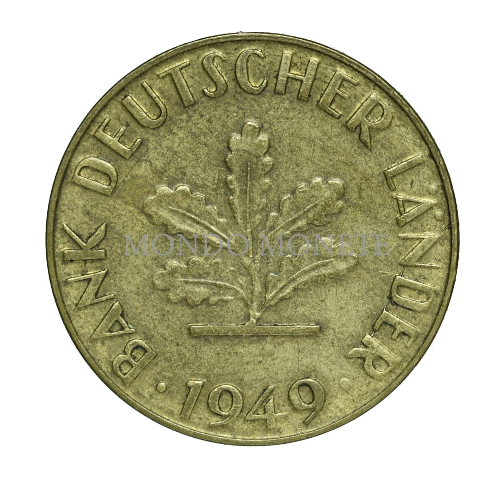 Germania 10 Pfennig 1949 J Monete Da Collezione