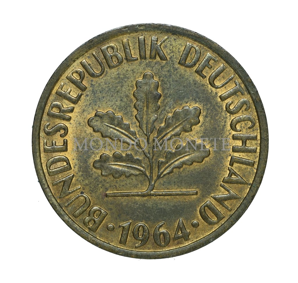 Germania 2 Pfennig 1964 F Monete Da Collezione