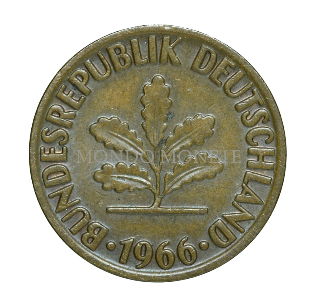 Germania 2 Pfennig 1966 D Monete Da Collezione
