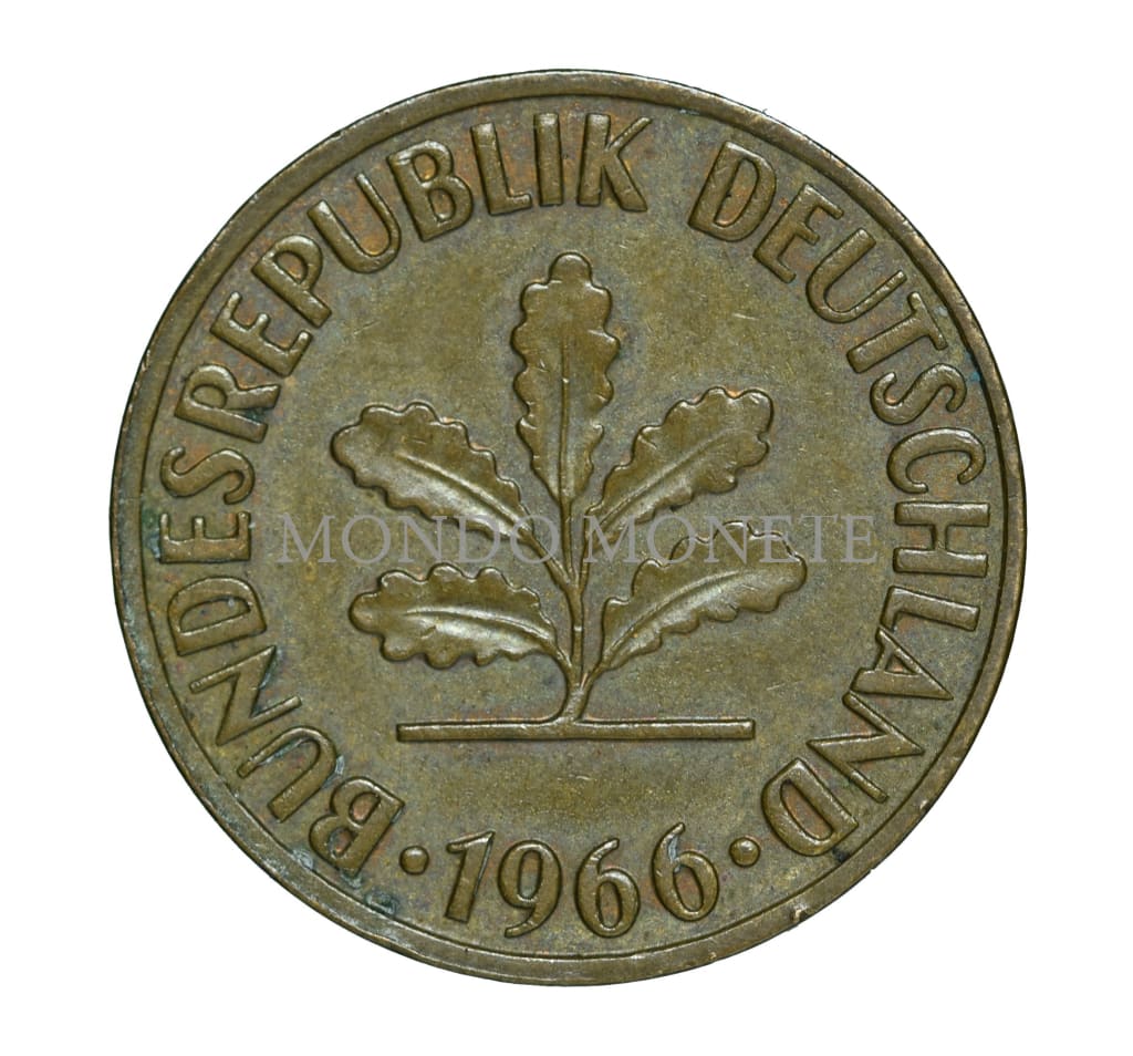 Germania 2 Pfennig 1966 J Monete Da Collezione