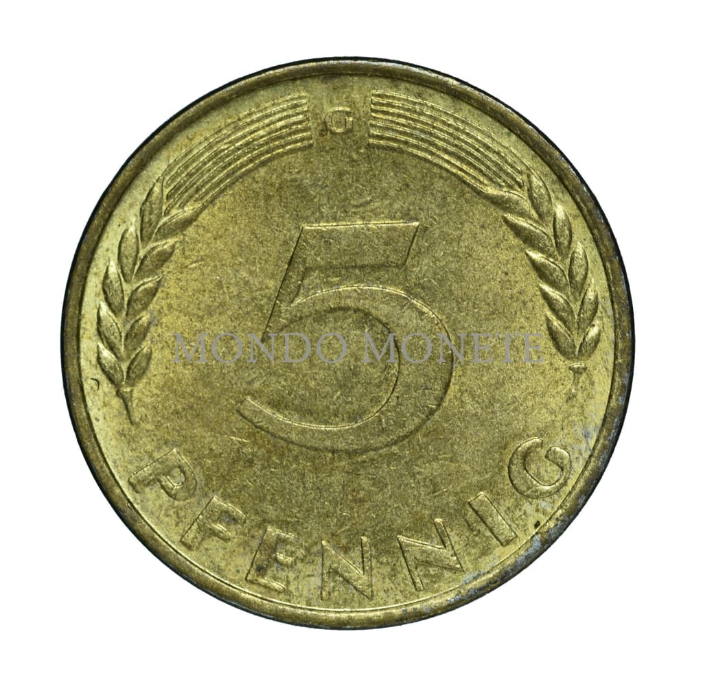 Germania 5 Pfennig 1950 G Monete Da Collezione
