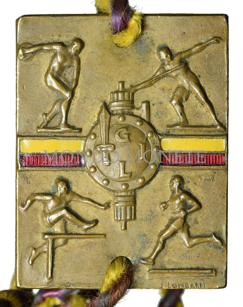 Gil - Campionati Nazionali Atletica Leggera Giovani Fascisti Torino 6-11-Sett. Xvi Medaglie E