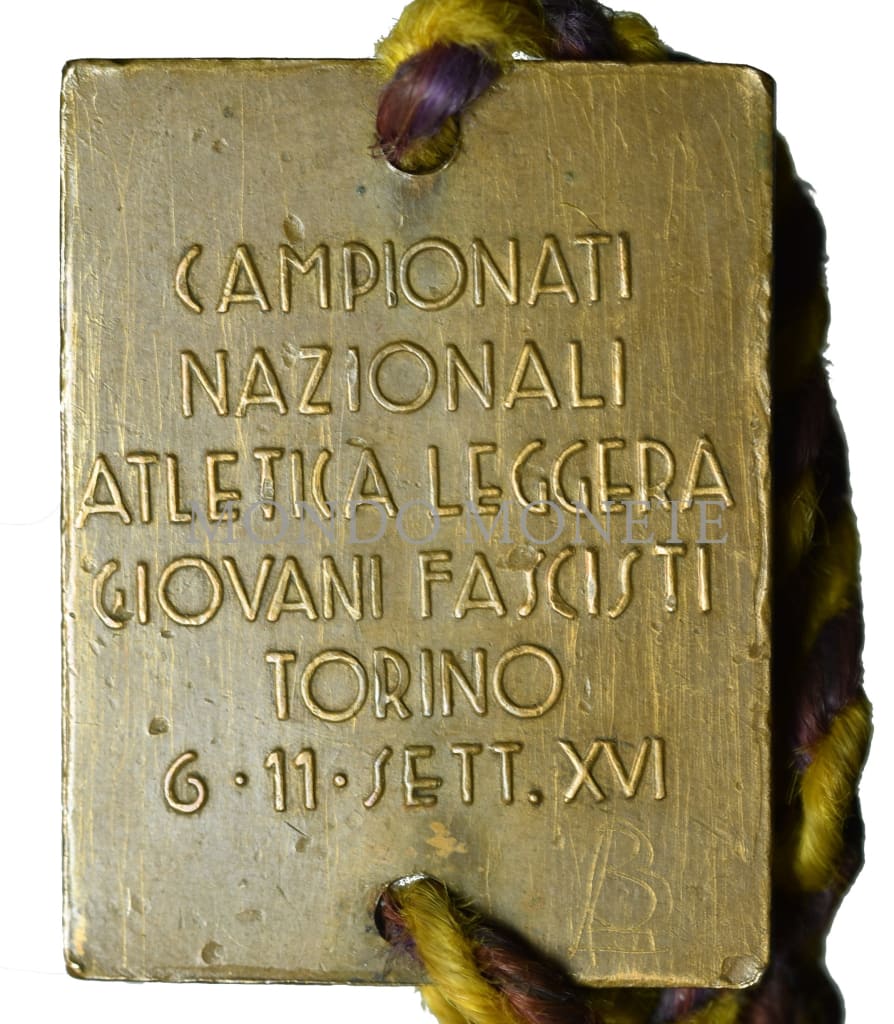 Gil - Campionati Nazionali Atletica Leggera Giovani Fascisti Torino 6-11-Sett. Xvi Medaglie E