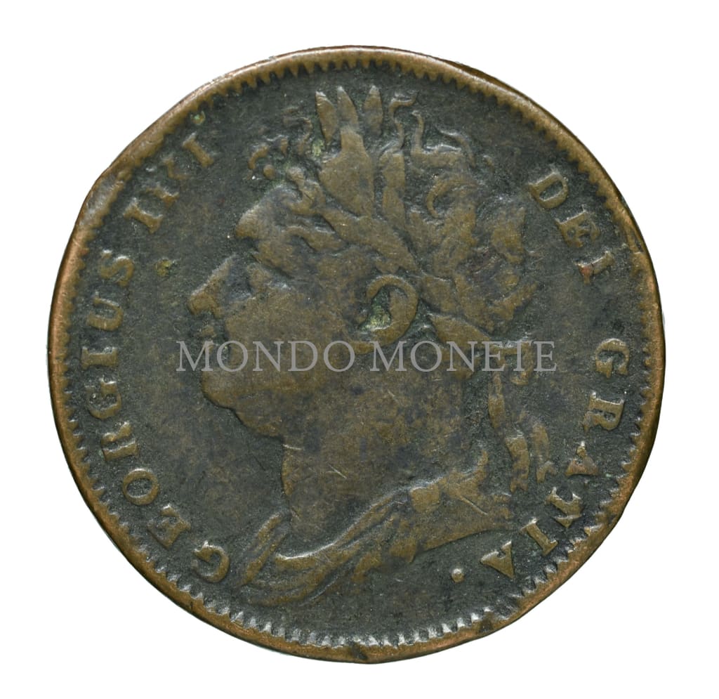 Great Britain Georgius Iiii Farthing 1826 Monete Da Collezione