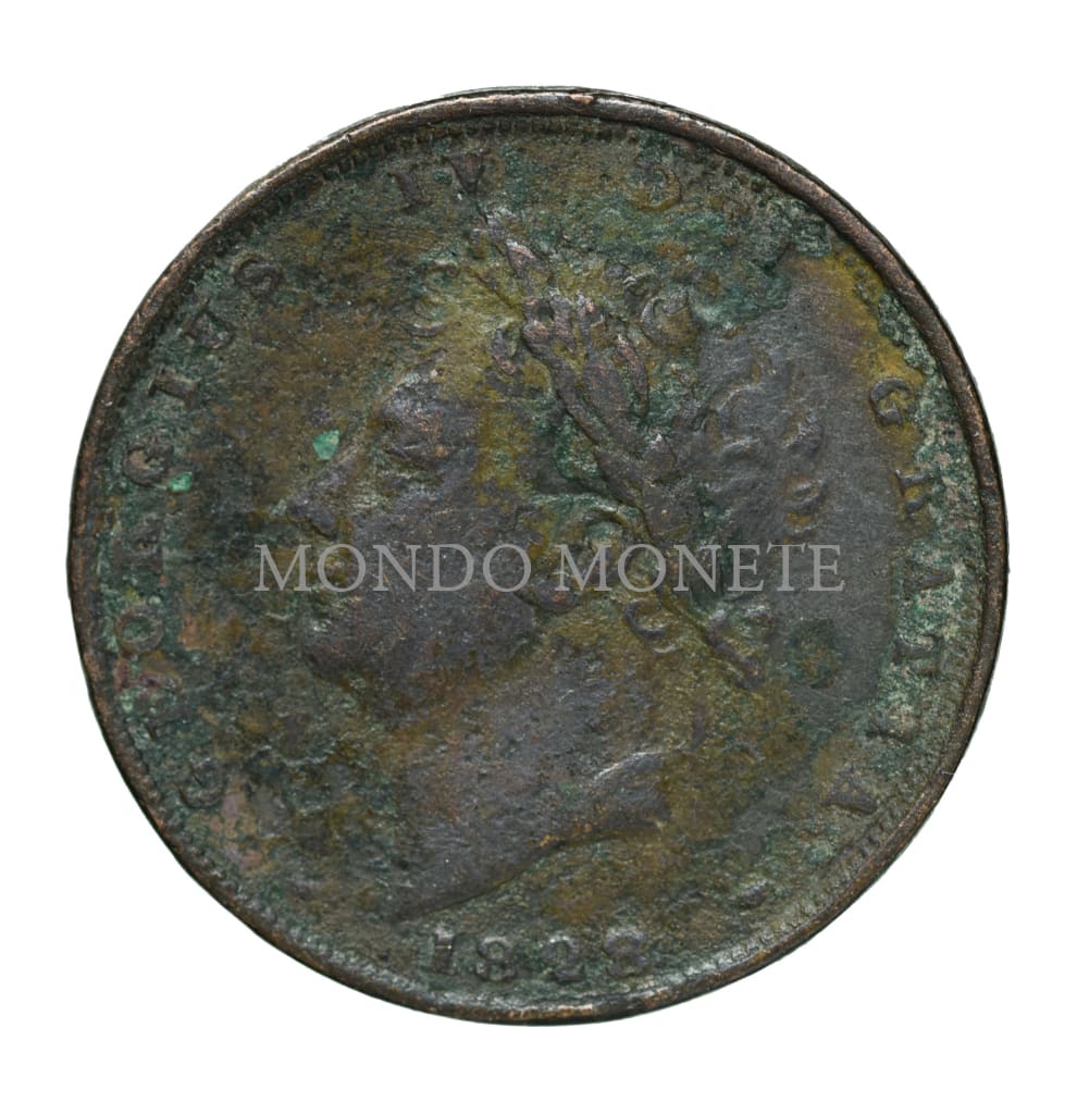 Great Britain Georgius Iv Farthing 1828 Monete Da Collezione
