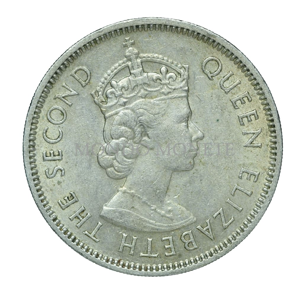 Hong Kong 50 Cents 1958 Monete Da Collezione