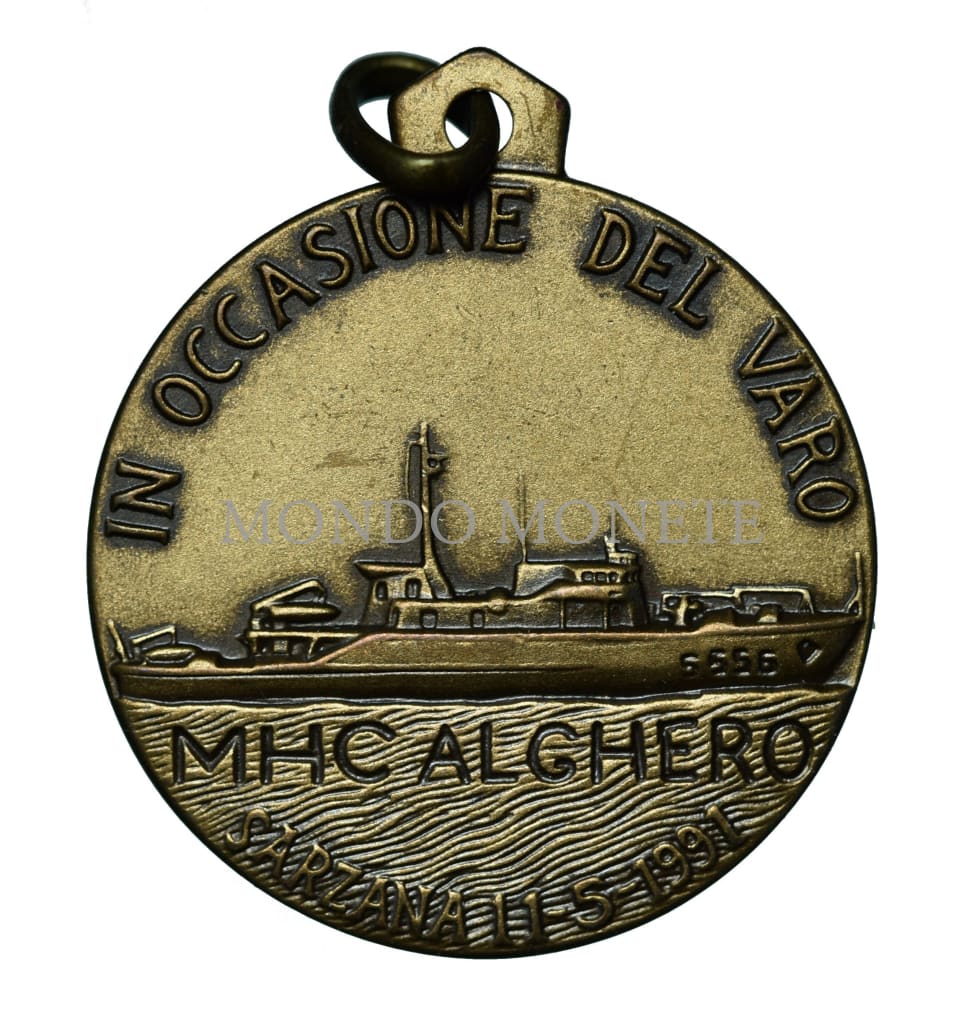 In Occasione Del Varo Mhc Alghero Sarzana 11-5-1991 Medaglie E Gettoni
