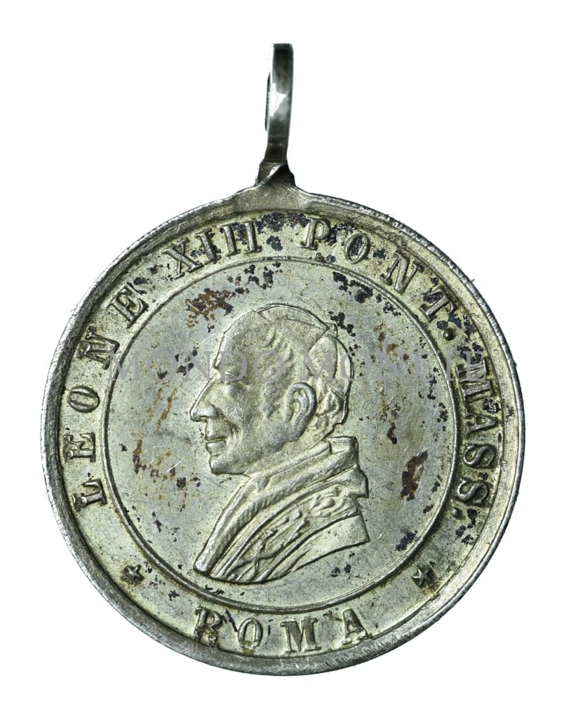 Leone Xiii - B. V. Maria Immacolata Medaglie E Gettoni