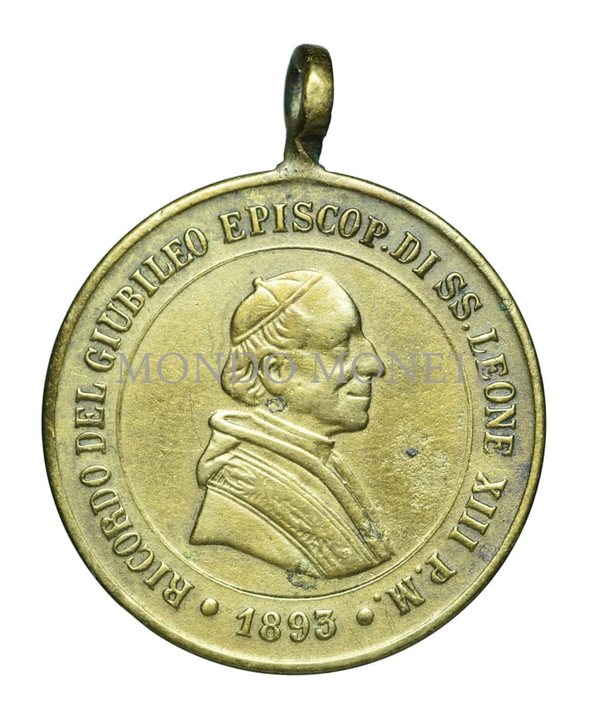 Leone Xiii Giubileo Episcopale 1893 Immacolata Medaglie E Gettoni