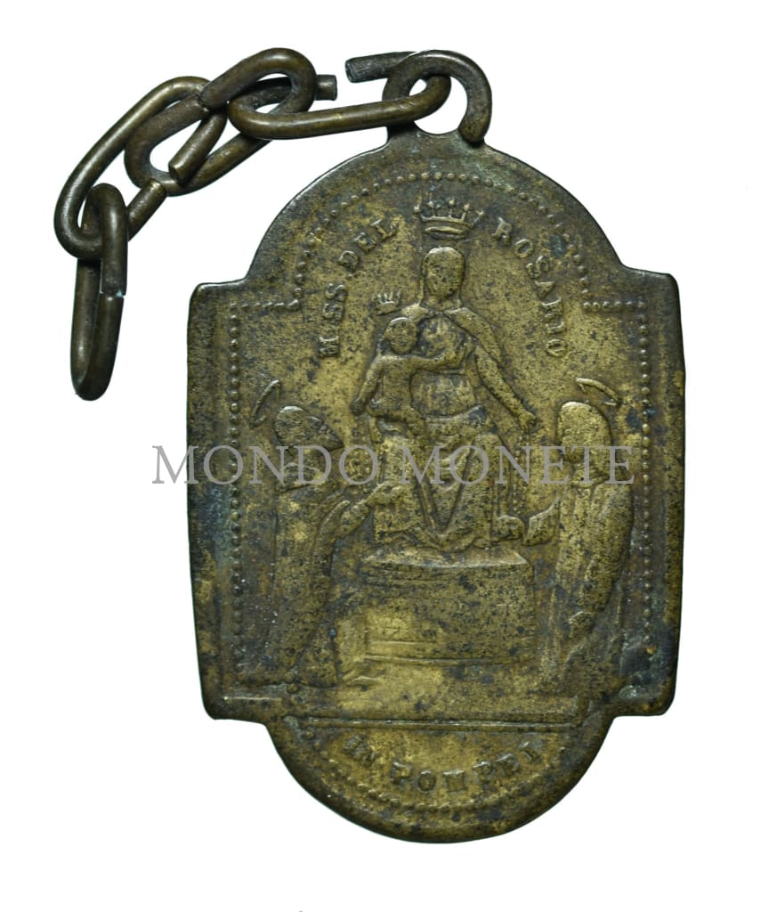 M. Ss. Del Rosario In Pompei - Trono Della Vergine Di Medaglie E Gettoni