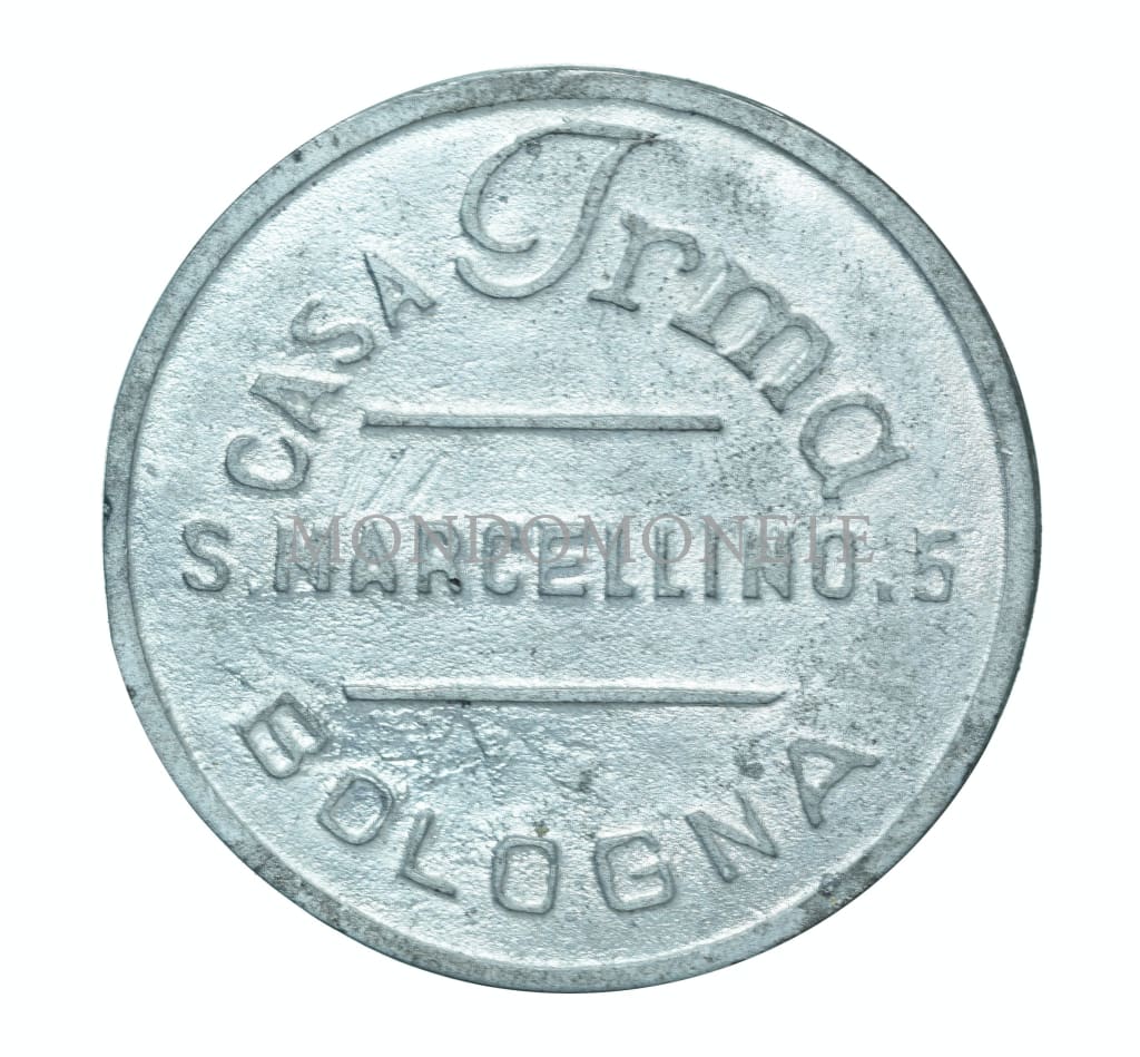 Marchetta Da 100 Casa Irma S. Marcellino 5 Bologna Medaglie E Gettoni
