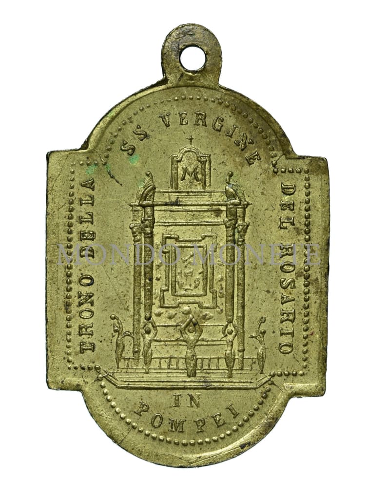 Maria . Ss. Del Rosario In Pompei - Trono Della Vergine Di Medaglie E Gettoni
