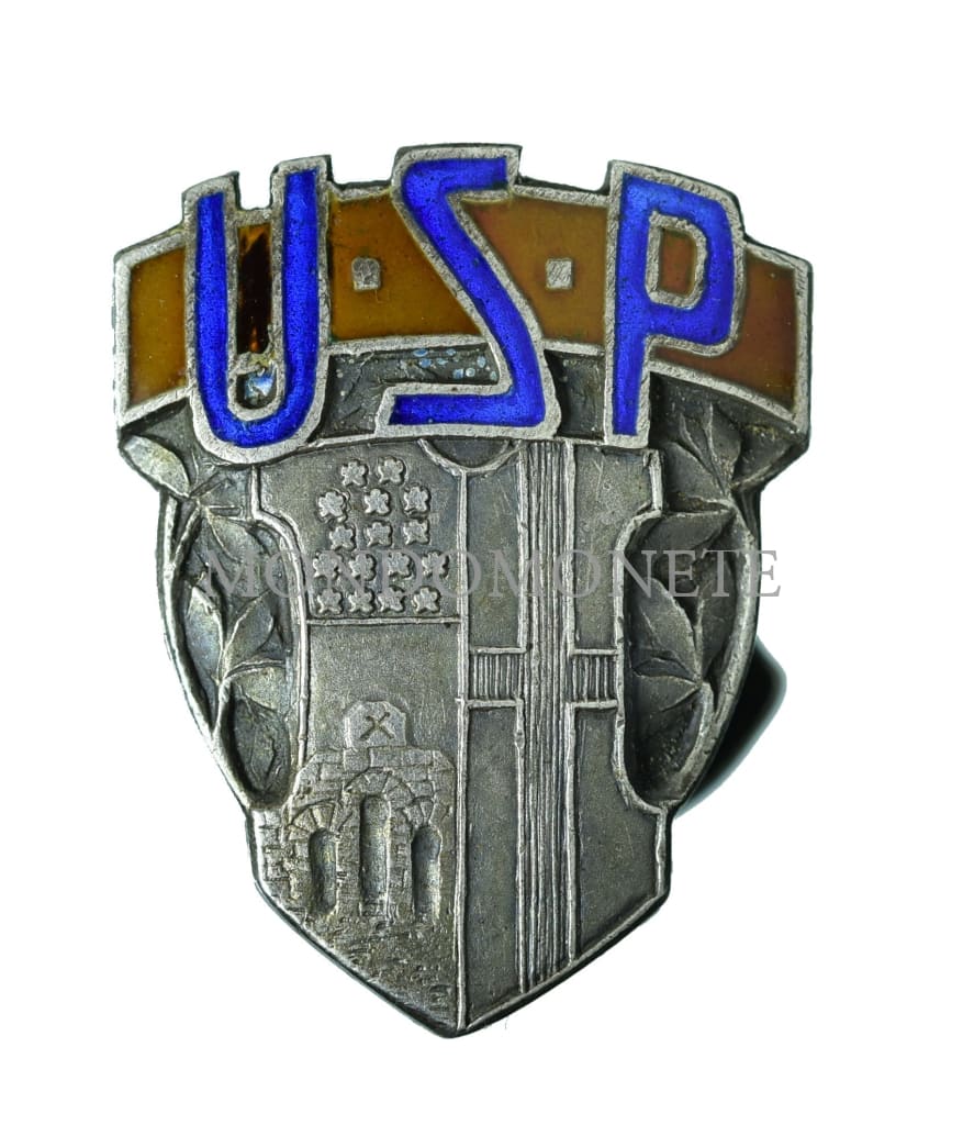 Molto Raro Ciclismo - U.s.p. Unione Sportiva Pontedecimo Distintivi E Spille