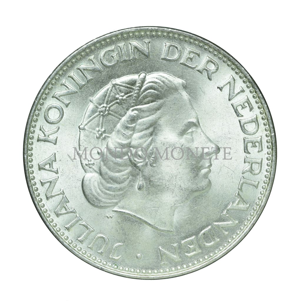 Netherlands 2 - 1/2 Gulden 1966 Monete Da Collezione