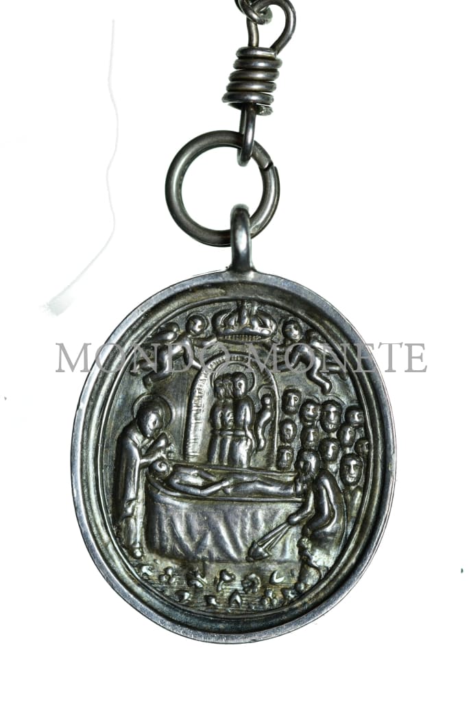 Rosario Dormitio Mariae - Agata Corniola Argento 45 Cm Rosari