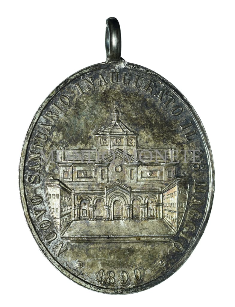 Nuovo Santuarioa Inaugurato Il 26 Maggio 1890 Medaglie E Gettoni