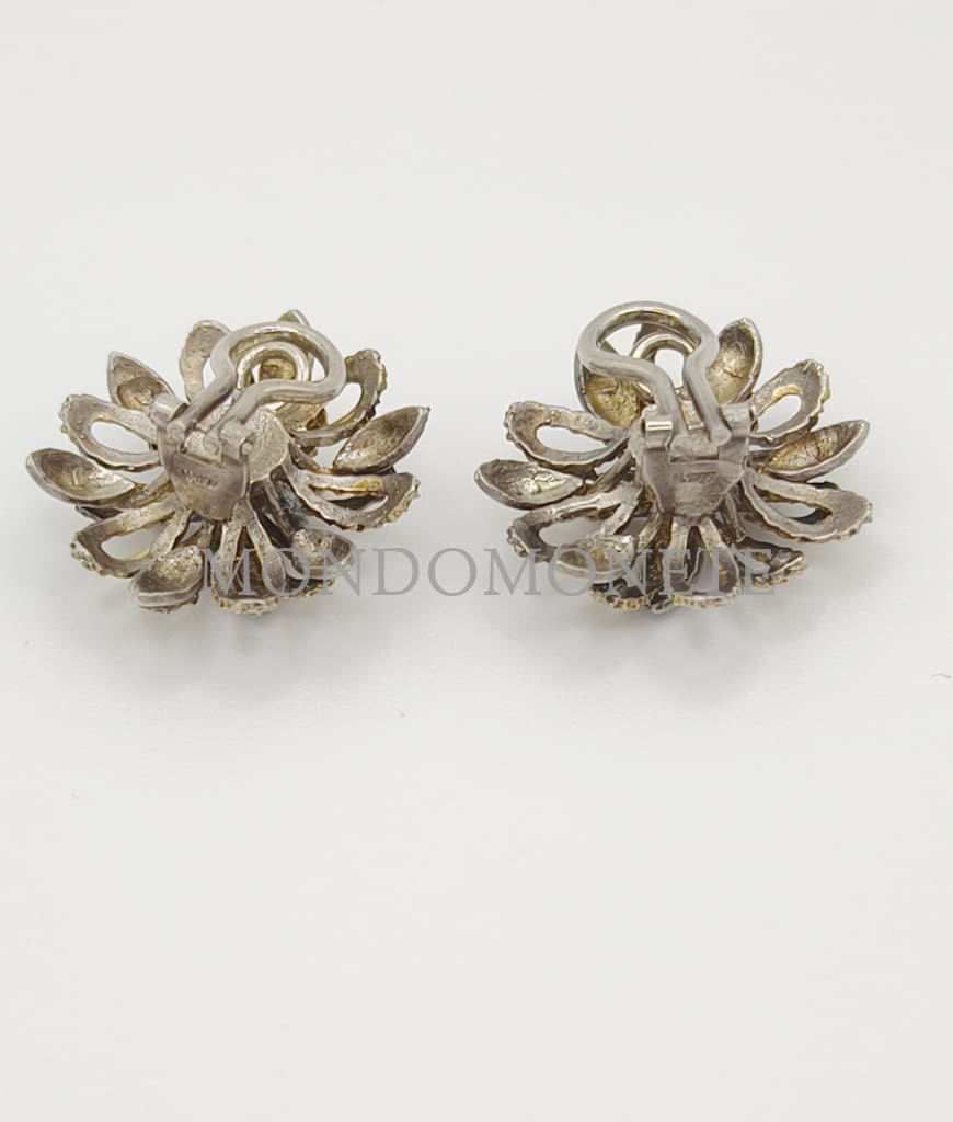 Parure Artigianale Anello + Orecchini In Argento E Smalti Marchiato Al 1777 Orologi Gioielli