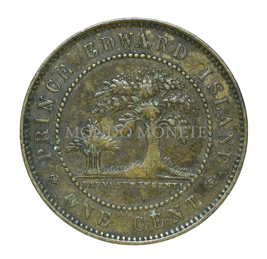 Prince Edward Island One Cent 1871 Monete Da Collezione