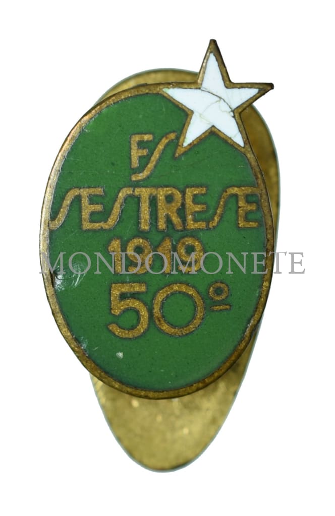 Raro - 50° F.s. Sestrese 1919 S. Johnson Milano Distintivi E Spille