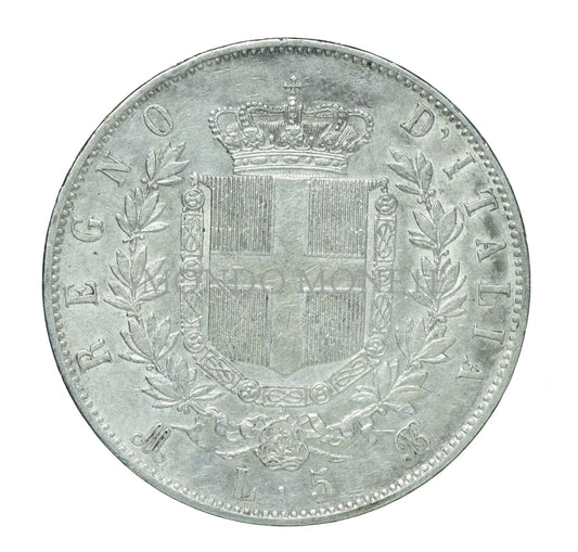 Regno D’italia 5 Lire 1869 M Monete Da Collezione