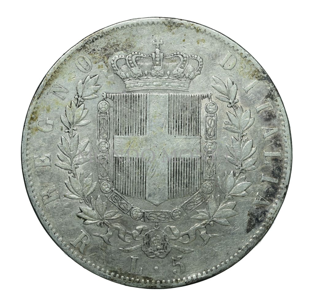 Regno D’italia 5 Lire 1877 R Monete Da Collezione