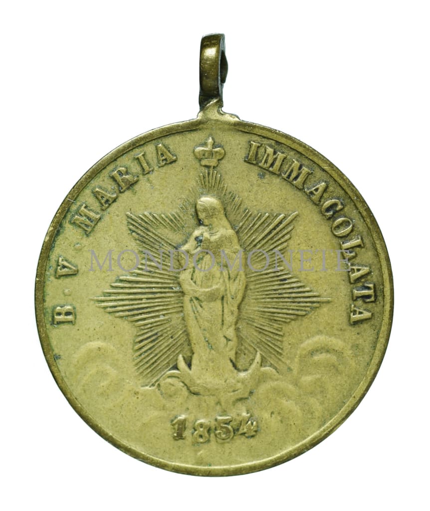 S. Luigi Gonzaga - B. V. Maria Immacolata 1854 Medaglie E Gettoni